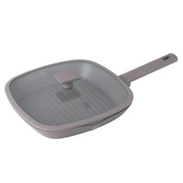 Berlingerhaus Ponev za žar s pokrovom BH-8097, 28 cm, Taupe Collection