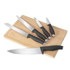 Berlingerhaus Komplet nožev BH-2961 with cutting board 6 pcs Anthracite Collection