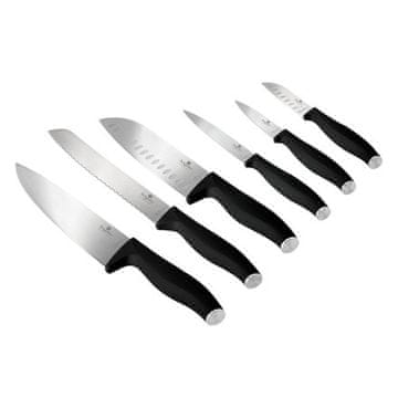 Berlingerhaus Komplet nožev BH-2950 stainless steel 6 pcs Matte Black Collection