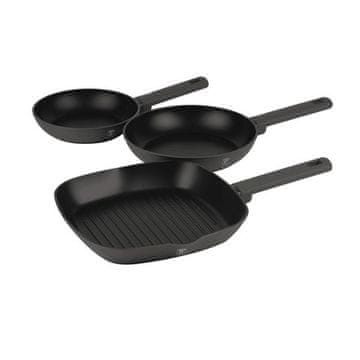 Berlingerhaus Komplet ponev s titanovo prevleko BH-8139 3 pcs Anthracite Collection