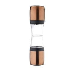 Bergner Dvostranski mlinček za sol in poper BG-48520-RGD with stand