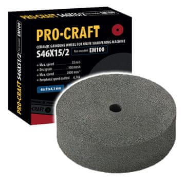 Procraft Brusilno kolo za brusilnik nožev S46X15/2 /EM100