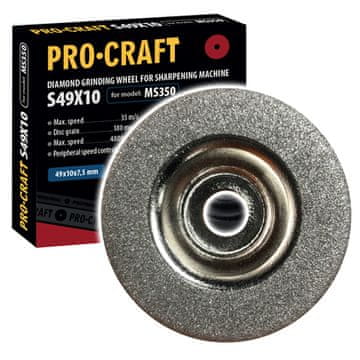 Procraft Brusilno kolo za brusilnik nožev S49X10 /MS350