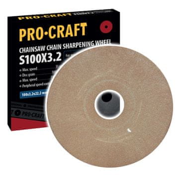 Procraft Brusilno kolo za ostrenje motorne žage S100X3.2 /SK950