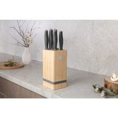 Berlingerhaus Komplet nožev BH-2968 with stand BAMBOO 6 pcs Anthracite Collection