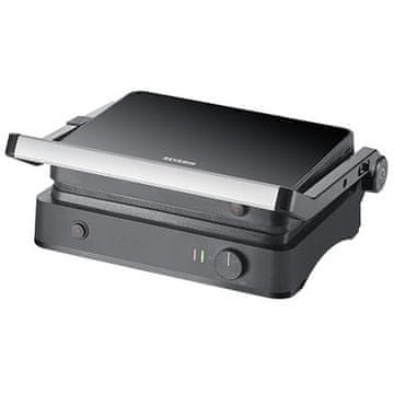 Severin Kontaktni žar KG 2398, multifunctional, ceramic plates with non-stick surface. temperature control, 1800 W