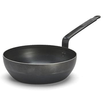 de Buyer Ponev z nelepljivim premazom 5214.28, BLUE CARBON, deep, blue steel, diameter 28 cm, height 9 cm, high edges