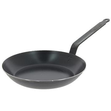 de Buyer Ponev z nelepljivim premazom 5200.26, BLUE CARBON, universal, blue steel, diameter 26 cm, height 4.8 cm