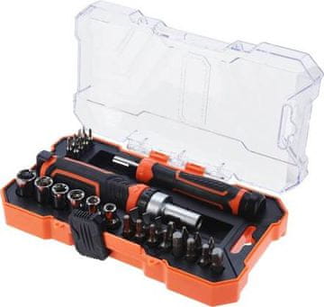 Ostatní Raglja in izvijač KO-CR1001700 Ratchet and screwdriver with attachments set 31 pcs HARDEN