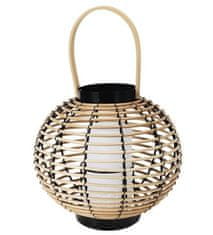ProGarden Zunanja svetilka KO-AF5000720 Outdoor lantern with LED candle rattan 26 cm