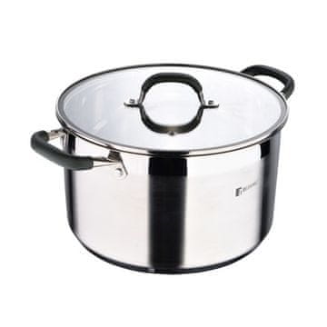 Bergner Lonec s pokrovom BG-32084-MM stainless steel MIDNIGHT 28 cm 9.5 liters