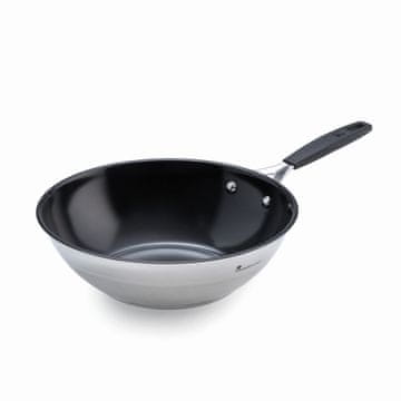 Masterpro WOK ponev z nelepljivo površino BGEU-3770 SMART 28 cm silver