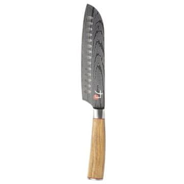 Masterpro Santoku nož BGMP-4168 TETSU 17.5 cm stainless steel wood