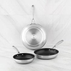 CS Solingen Ponev iz nerjavečega jekla z nelepljivo površino CS-097264 Triply DuraMax 24 cm