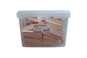Enpro klini Wooden mounting wedges, 100 x 25 x 16 - 1 mm, 120 pcs