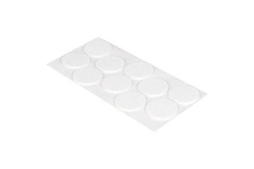 Walteco Komplet filcanih blazinic Felt pads ? 45 mm, self-adhesive, white, 10 pcs.