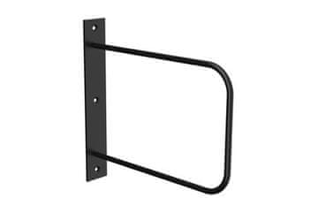 Walteco Konzola Bend console, 22 x 23 cm, matt black