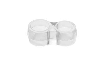 Walteco Zapora vrat Door stop for handle, double, plastic, transparent