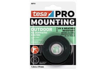 Tesa Montažni trak Double-sided foam mounting tape 66751, outdoor, 1.5 m x 19 mm, green