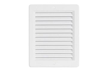 HACO Prezračevalna rešetka Ventilation grille with frame and mesh VM, 150 x 200 mm, white 0207
