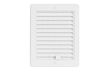 HACO Prezračevalna rešetka Ventilation grille with louver VM, 150 x 200 mm UB, white 0209