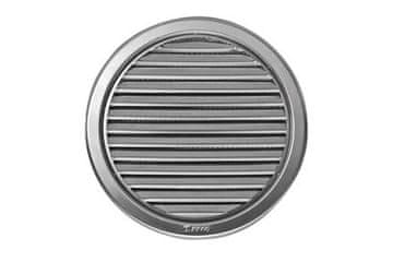 HACO Prezračevalna rešetka Circular ventilation grille with mesh NVM, ? 150 mm, stainless steel 0706
