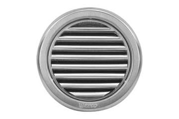 HACO Prezračevalna rešetka Circular ventilation grille with mesh NVM, ? 100 mm, stainless steel 0704