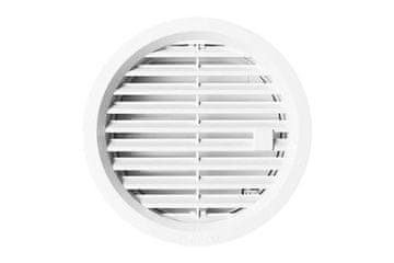 HACO Prezračevalna rešetka Circular ventilation grille, closable VM, ? 125 mm UB, white 0423