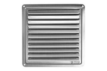 HACO Prezračevalna rešetka Ventilation grille - cover NVM, 150 x 150 mm K, stainless steel 0710