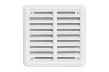 HACO Prezračevalna rešetka Ventilation grille - cover with mesh VM, 100 x 100 mm KB, white 0307