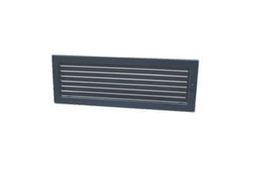HACO Rešetka kamina Fireplace grate, lockable with frame and LKM mesh, 170 x 490 mm, graphite lacquer 0723