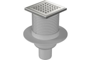 Enpro Talni odtok Floor drain lower D 50 mm, collar, stainless steel frame, GATE grille