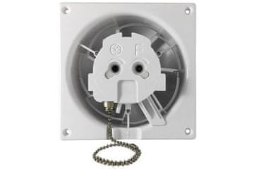 HACO Ventilator Axial wall fan with timer, 100 mm, AV DRIM T 0945
