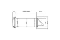 HACO Stenska enota za rekuperacijo toplote Wall-mounted heat recovery unit SRJ 3 W