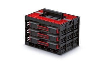 Kistenberg Organizator Wall cabinet with 3 organizers TAGER CASE, 415 x 290 x 290 mm