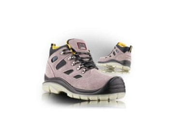 VM Footwear Delovni čevlji Work ankle shoes, leather combined with textile MADRID 2990-O1, size 42