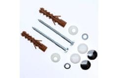 Enpro Komplet za montažo stranišča WC fixing kit, 6 x 80 mm, H10 NY, white/chrome