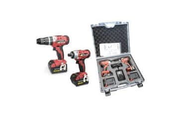 STAYER Komplet akumulatorskega vrtalnika in udarnega ključa PBL 224 P + ISL 224, case
