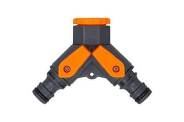 Enpro Hitra spojka Splitter with valves for 2 quick couplings
