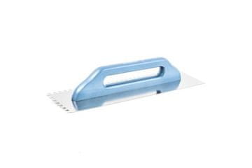 Kubala Lopatica Stainless steel trowel, 8 mm tooth, 480 x 130 mm, wooden handle M