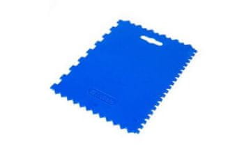 Kubala Lopatica Universal plastic spatula, teeth, 175 x 130 mm