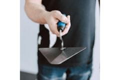 Kubala Žlica Spoon steel triangle, 200 x 190 mm, rubber handle MČ