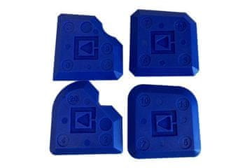 Kubala Lopatica Silicone rubber spatula, blue, pack of 4