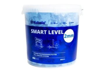 Kubala Zaponke Smart Level Clips, 2 mm, 800 pcs + 20 l bucket