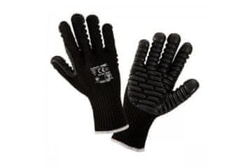LAHTI PRO Rokavica Anti-vibration Gloves L290110P, black, size 10 PRO, head card