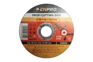 Enpro Rezalni disk za kovino Metal cutting disc PROFI, 115 x 1.6 x 22.2 mm