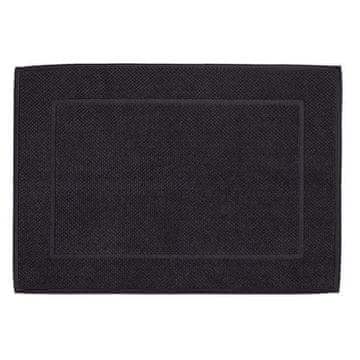 Kela Kopalniška preproga KL-23909 LAVINIA 100% organic cotton black 50x70 cm