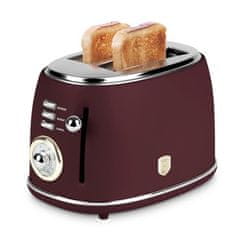 Berlingerhaus Toaster BH-9520 retro nerez ocel Leonardo Collection