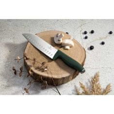 Berlingerhaus Komplet nožev BH-2978 with magnetic holder made of acacia wood 6 pcs Matte Green Collection