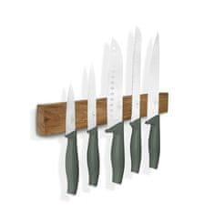 Berlingerhaus Komplet nožev BH-2978 with magnetic holder made of acacia wood 6 pcs Matte Green Collection
